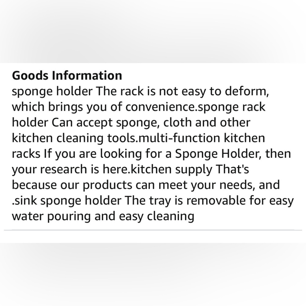 2 SOLUSTRE for Inside Sink Sponge Holder Rack Drying Rack Dishcloth - Picture 6 of 6